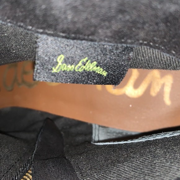 Sam Edelman black suede fringed booties - Picture 7 of 7